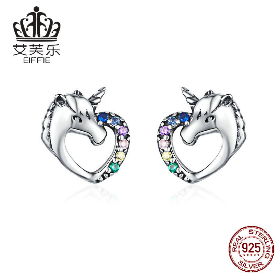 Multi-Color Unicorn Earrings