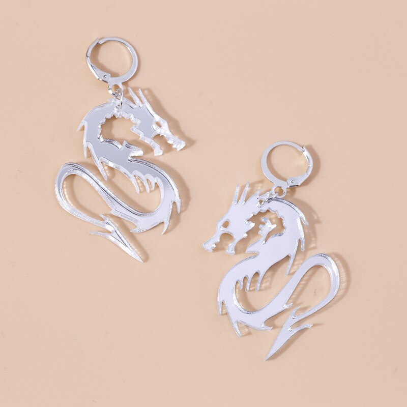 Chinese Dragon Earrings (Three Colors)