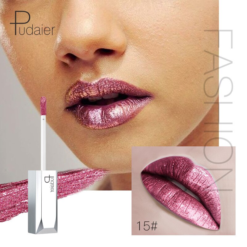 Metallic Glitter Lip gloss stick -18 Colors