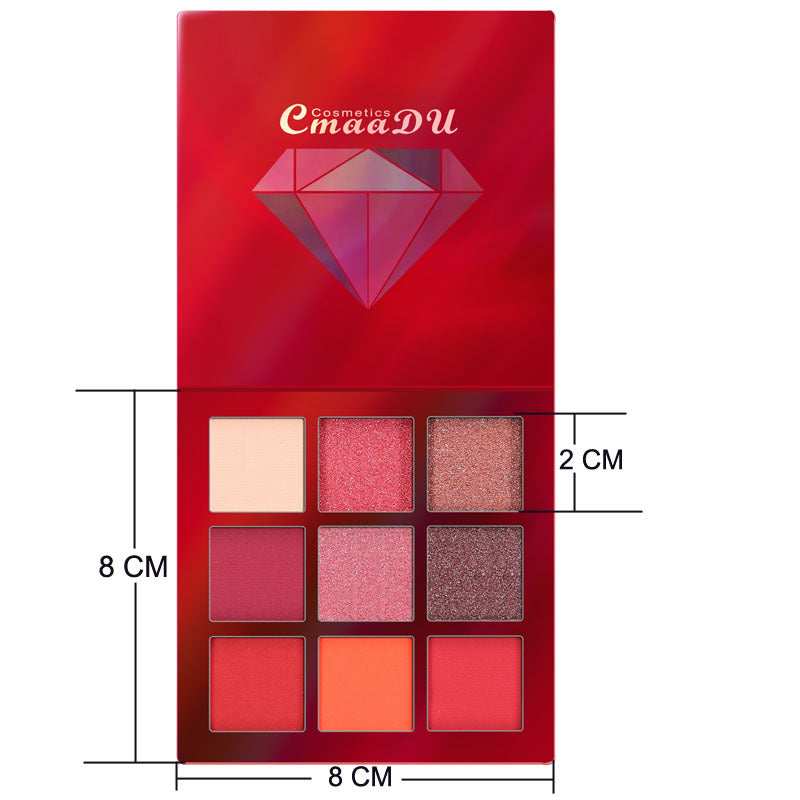 CmaaDu - 9 Colors Eye Shadow Palette (see all 5 color palettes)