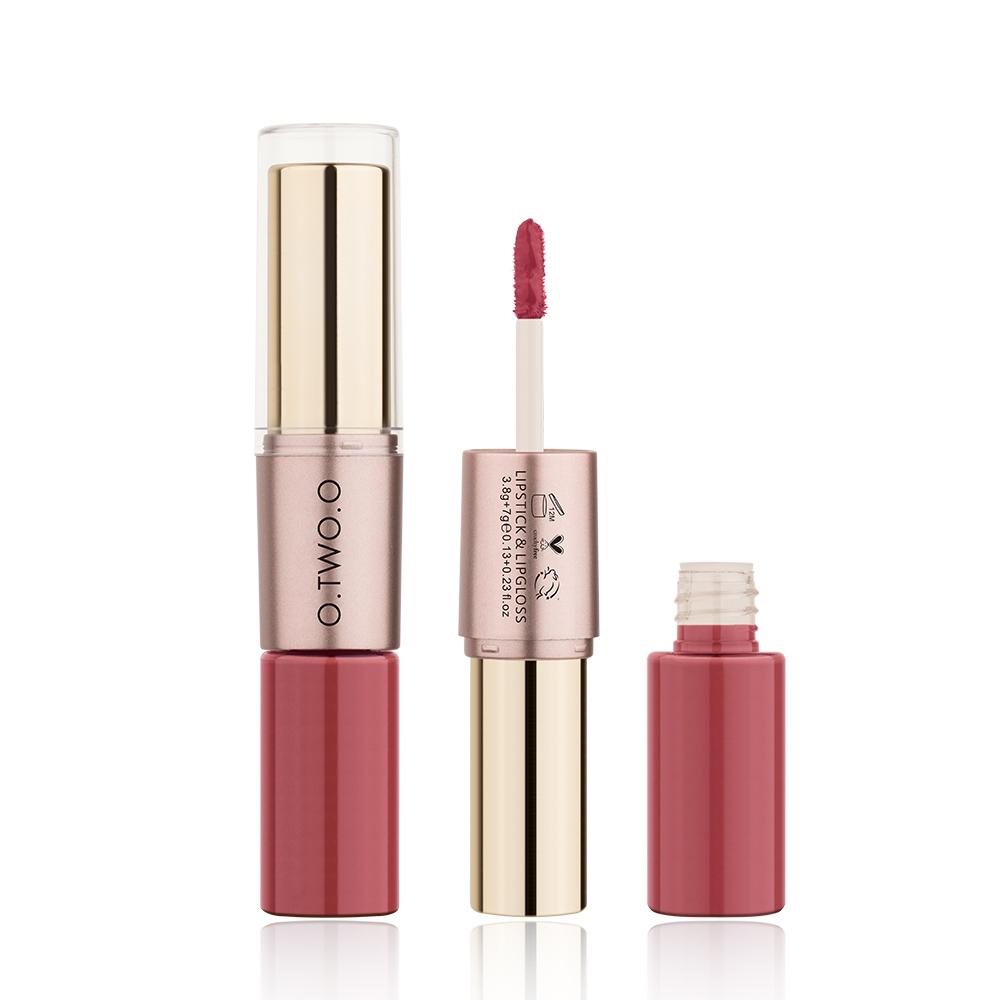 2 in 1 Matte Lipstick + Lip Gloss - 12 colors to choose from