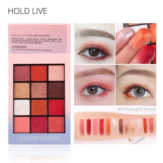 HOLD LIVE 12 color Shimmer Eye Shadow Palette