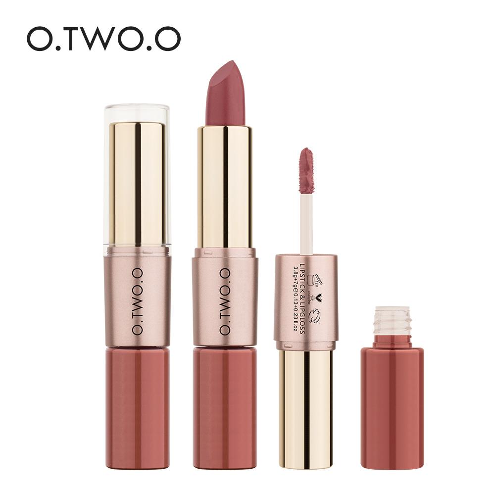 2 in 1 Matte Lipstick + Lip Gloss - 12 colors to choose from