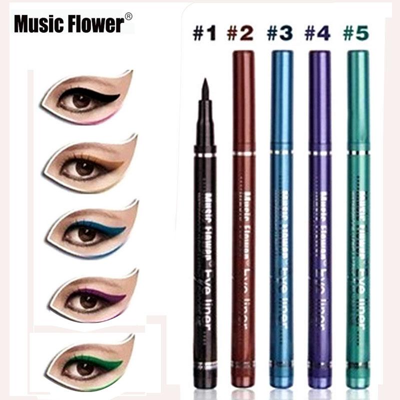 Music Flower Black Waterproof Eyeliner