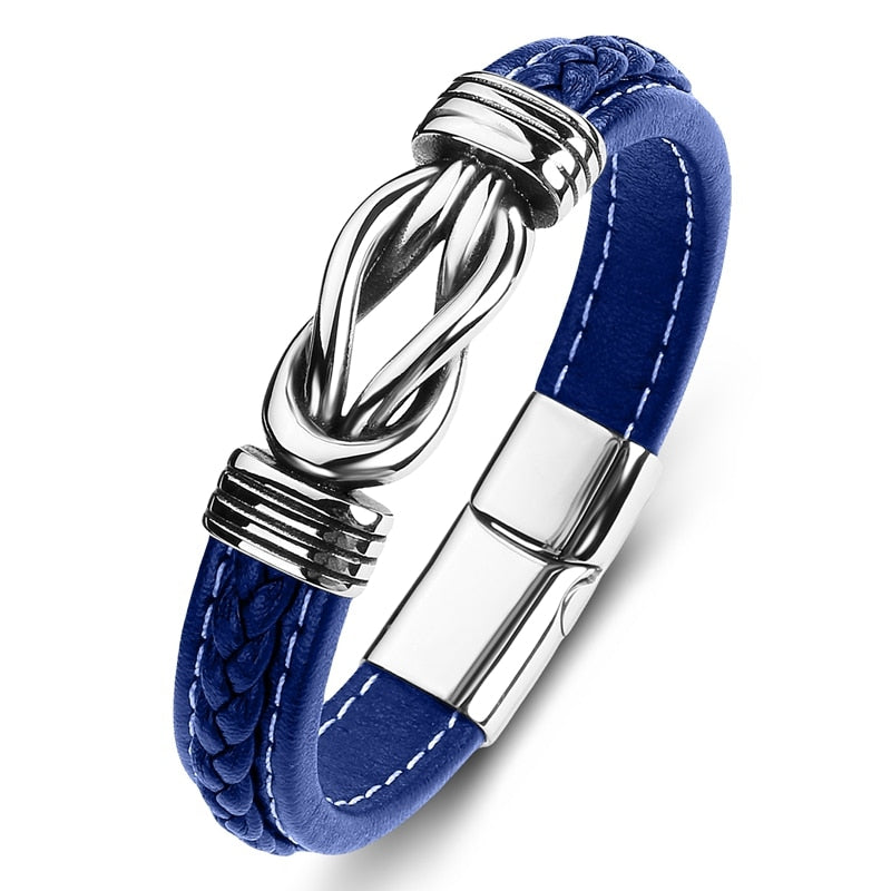 Square Knot Infinity Bracelet
